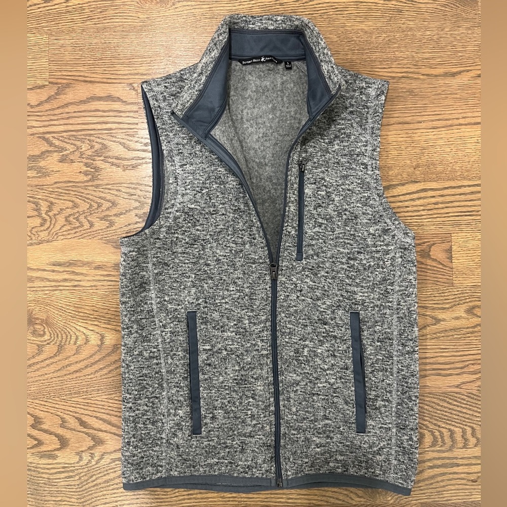 Men's Gray Vest - Picture 2 of 3